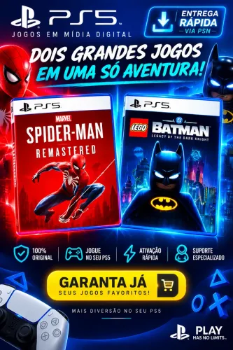 Vendo esses dois jogos para PlayStation 5