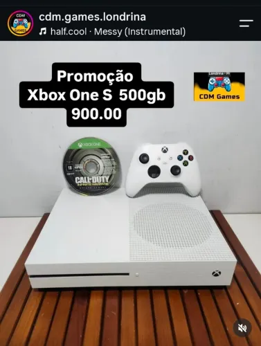 Promoção Xbox One S 500gb 900.00 - Não Aceito Oferta 