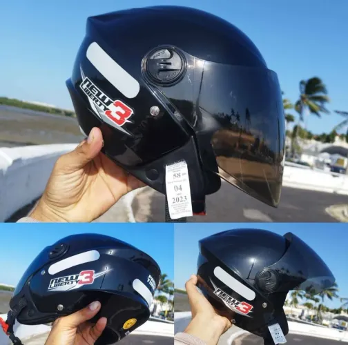 Capacete novo viseira fumê