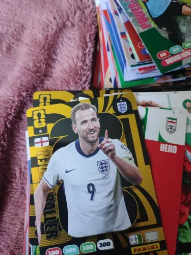 Card Raro Harry Kane Ouro.
