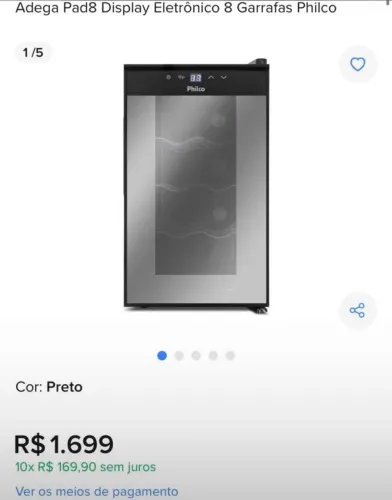 Adega Philco (8 garrafas)
