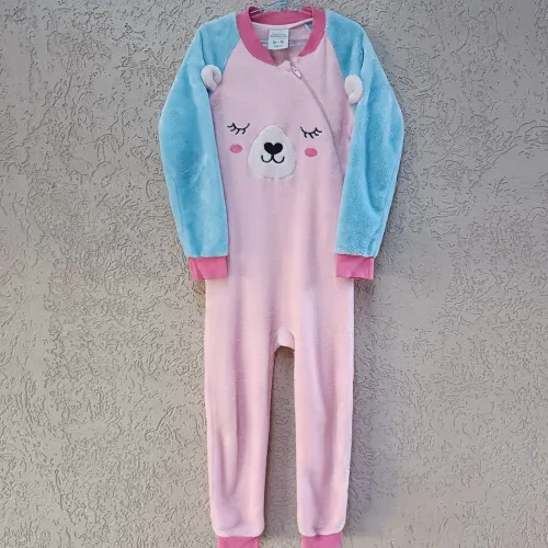 Pijama Macacão Fleece Ursinho Accessories 5/6 Anos