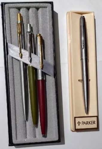Antigas canetas Parker - Clássicas - Esféricas - Anos 70/80 - É vintage