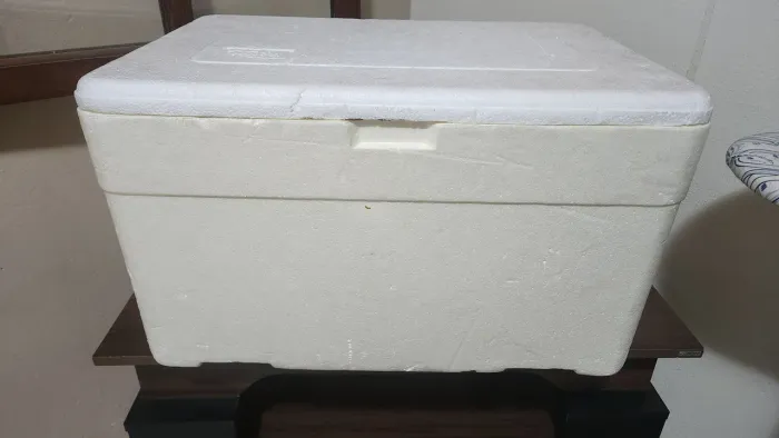 Caixa de isopor de 50 litros