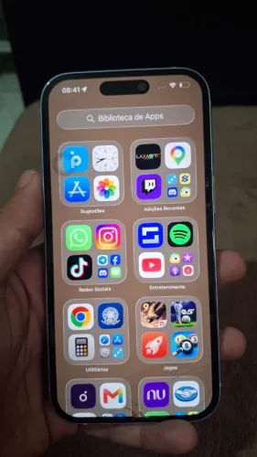 Celular novo tem 100% de bateria, nota fiscal câmera tá filé 