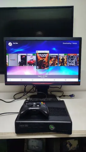Xbox 360 com HD interno cheio de jogos