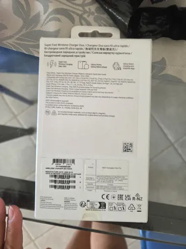 Carregador Super Fast Wireless Charge Duo 15w Samsung