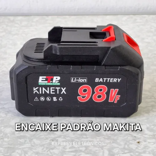 BATERIA PROFISSIONAL PARA FERRAMENTAS 98VF ALTA CAPACIDADE ENCAIXE MAKITA 10 CEL NOVA