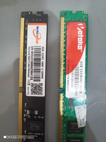 Par Memória ram ddr3 8gb 1333MHz