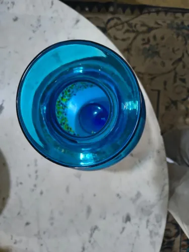 Vaso azul - Vidro Murano