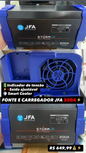 FONTE E CARREGADOR DE BATERIA 