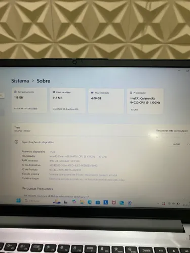 Notebook Zero Lenovo
