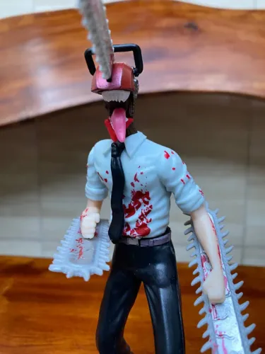 Action Figure Chainsaw Saw - Denji Moto Serra 20cm