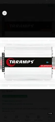 Amplificador Taramps DS 800x4