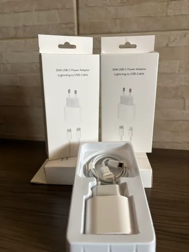 Carregador turbo 35W tipo C, fonte+cabo