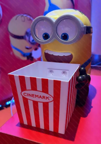 Balde Pipoca Premium Minions & Monstros Cinemark Oficial Minions 3