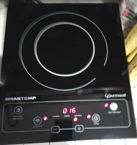 Fogão Indução 1 boca Brastemp
