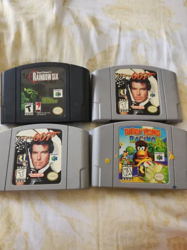 Cartuchos Nitendo 64 Japonês