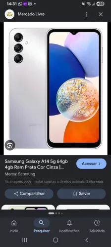 Celular Samsung a14 64 GB