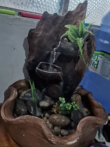 Vendo fonte com roda d'gua