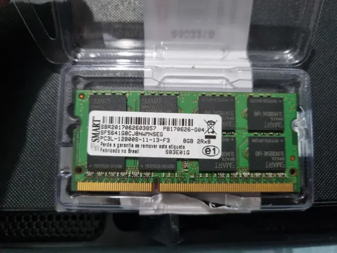 Memória Notebook DDR3L 8Gb Smart 12000s Original