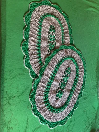 Tapetes de crochê 