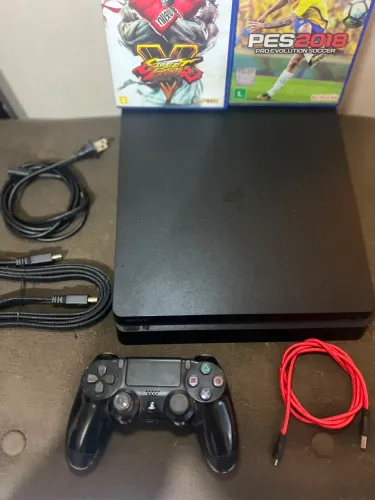 Ps4 Slim 1TB 80 Jogos Aceito Cartão