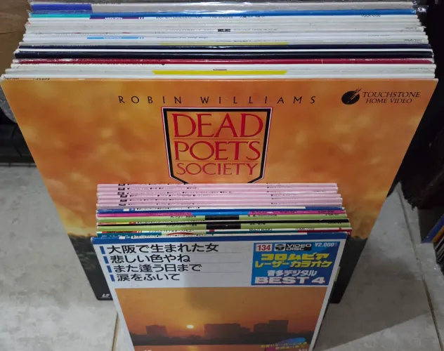 Ld Laserdisc Lote com 33 unidades!!!