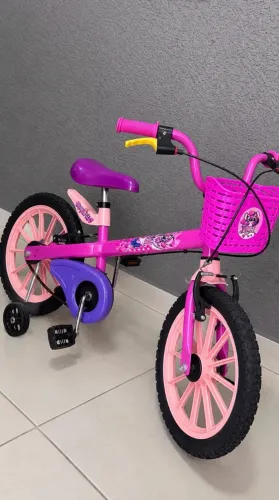 Bicicleta aro 16 menina Stitch