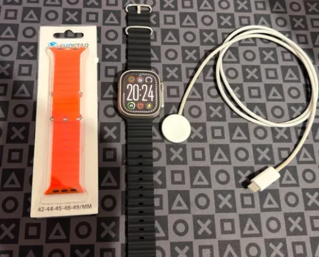 Apple Watch Ultra 2 49mm | Bateria 96% | Original | C/ Carregador + 2 Pulseiras