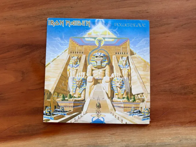 2 discos de vinil do Iron Maiden