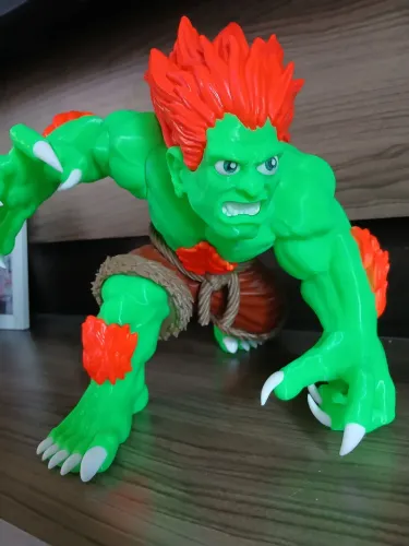 Boneco 3D Blanka Street Fighter 