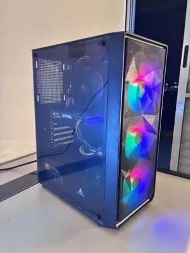 PC Gamer Completo RGB - Gabinete Gamer com 3 Fans - Ótimo Estado