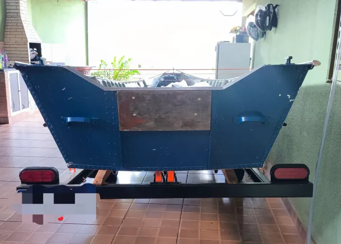 Kit, barco, carretinha, motor