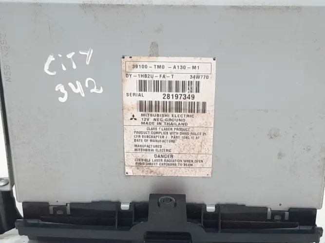 Rádio Som Cd Player Original Honda City 2008 A 2014 Bloq.