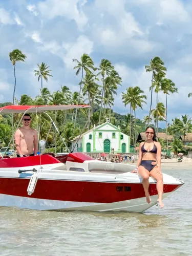 Lancha Dart 200 com Motor yamaha 4t