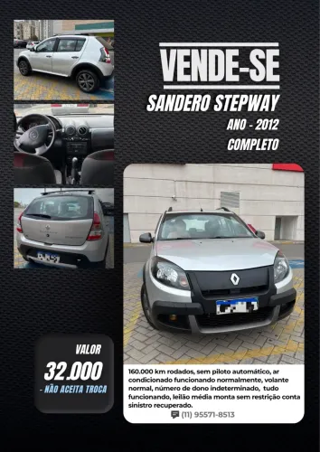 Renault Sandero Stepway Hi-flex 1.6 16V 5P 2012