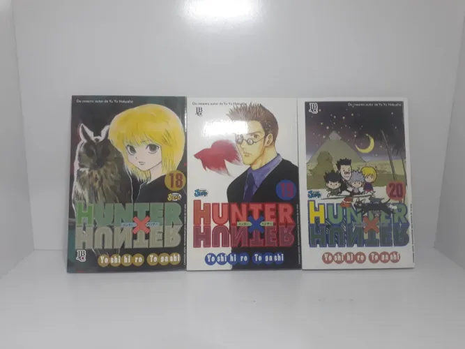 Kit 3 mangás de Hunter x Hunter por apenas 70$