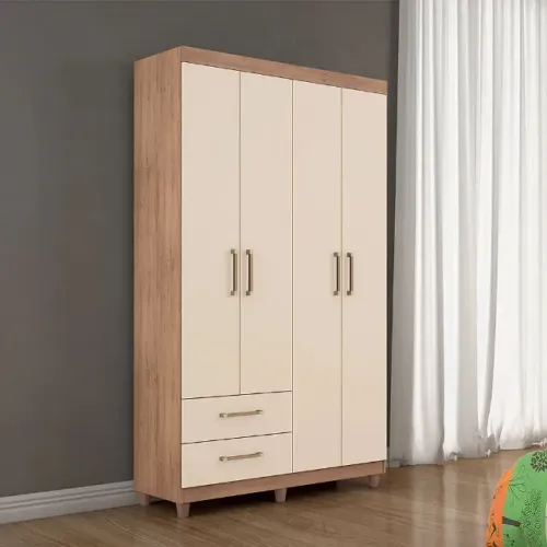 guarda roupa canada 4 portas conquista