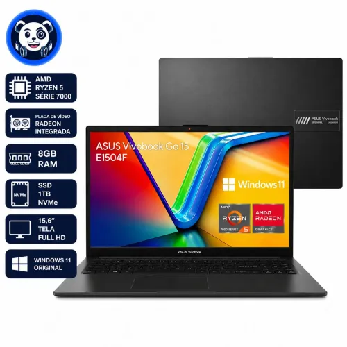 Asus Vivobook book Go 15 Ryzen 5 7520u, 8 de w11, ssd 1tb