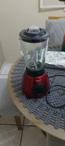 Liquidificador semp, vermelho, copo de vidro