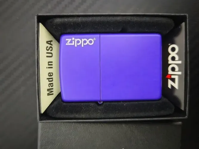 Isqueiro Zippo Roxo Importado Original + Pavio Extra Original