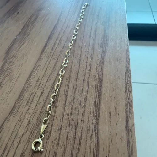Pulseira de ouro masculina 
