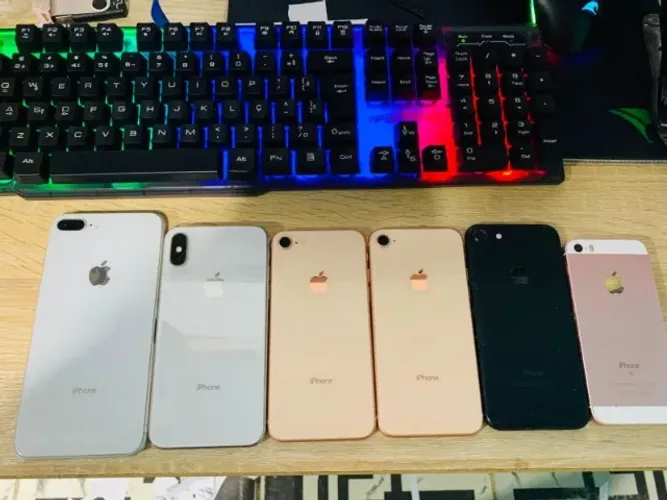 Lote de iPhones para Peças, Reparo ou Recuperação - Leia a Descrição