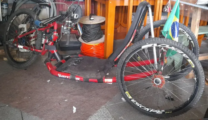 Bicicleta para cadeirantes, Handy bike Ventus 21 marcha 