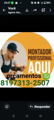 Montador de móveis(todo grande recife)