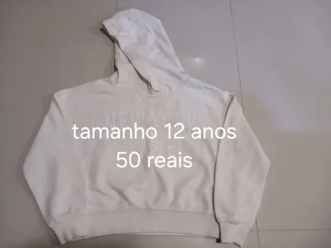 Casaco com capus 12 anos
