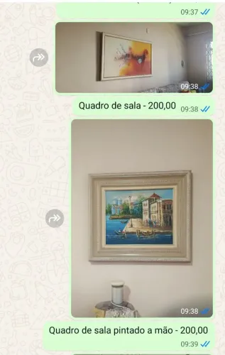 Quadro pintado a mão da loja Rei dos Quadros por apenas 200,00.
