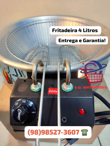 Fritadeira Nova LACRADA Elétrica 220V 300°C