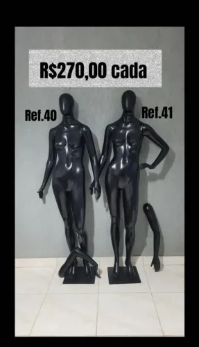 Manequim feminino preto